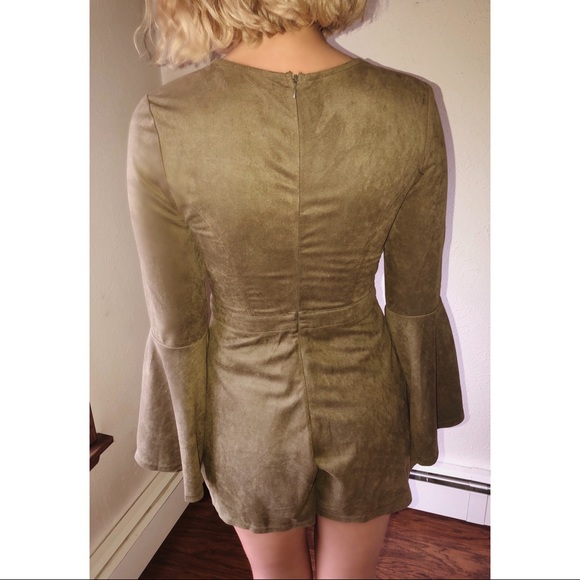 Green Romper - Picture 2 of 2